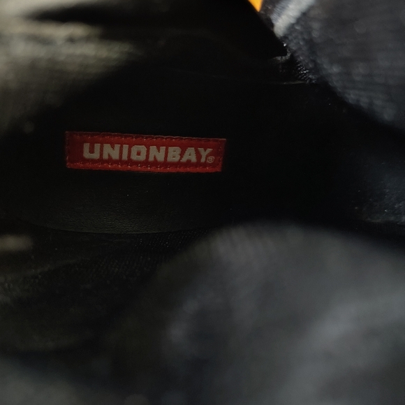 Y2K Faux Leather Wedge Knee Boots Slouch Buckle Straps Unionbay Boot 8 Women's - Picture 7 of 9